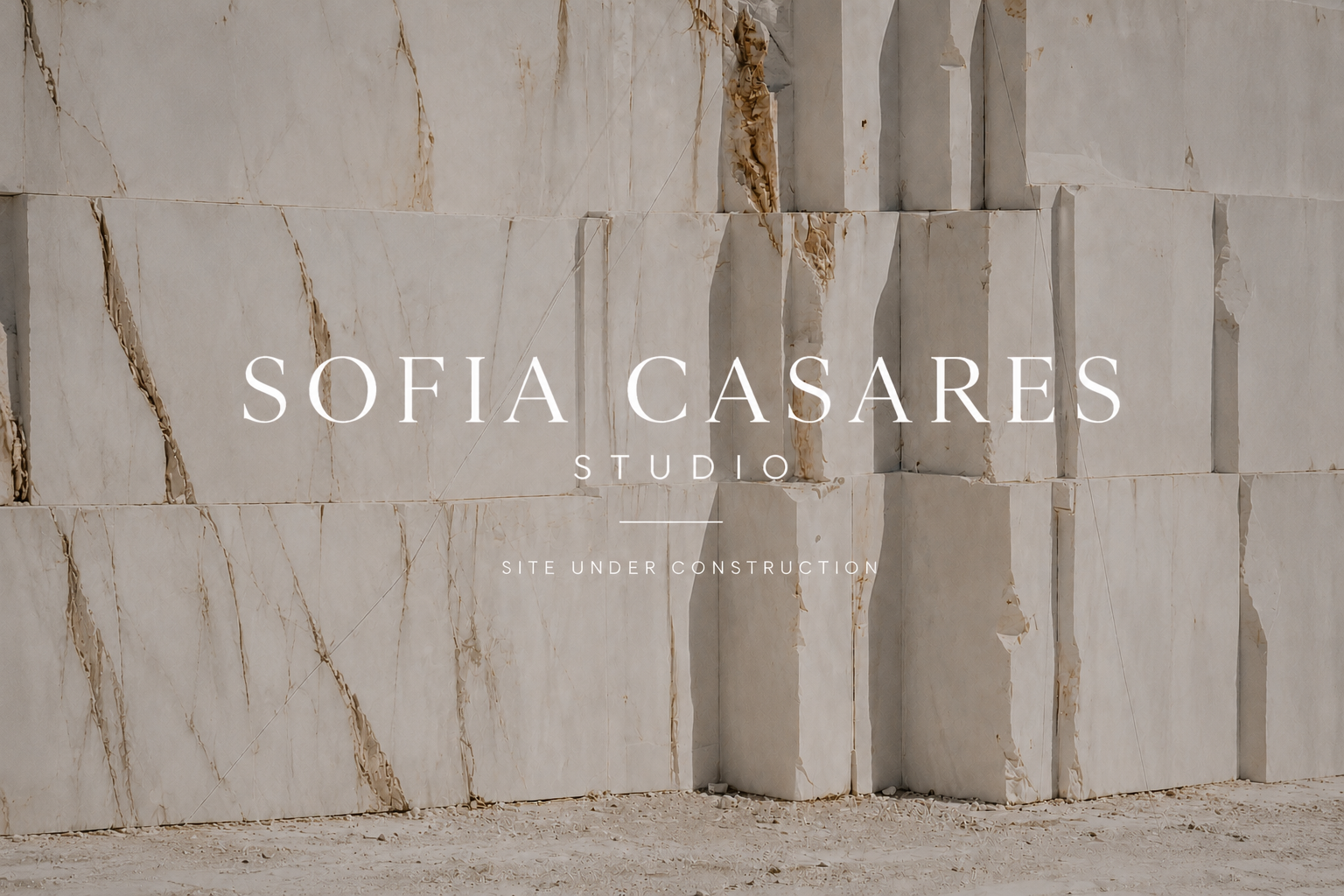 Sofia Casares Studio — Site Under Construction