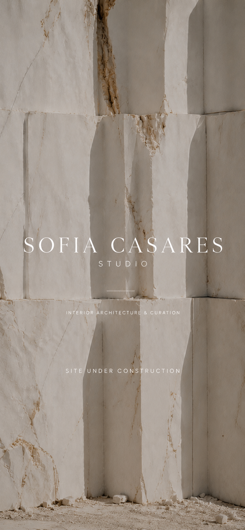 Sofia Casares Studio — Site Under Construction